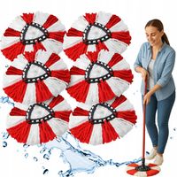 6x Wkłady do Mopa Obrotowego Zamiennik do Vileda Turbo Końcówki