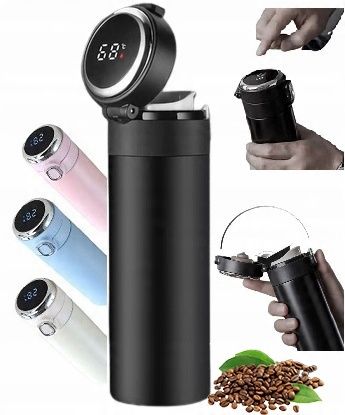 KUBEK TERMICZNY LED BUTELKA PRÓŻNIOWA 420 ML na Arena.pl