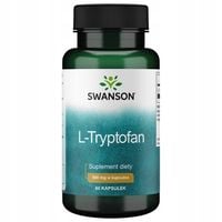 Swanson L-TRYPTOFAN 500 mg 60 kaps NERWY STRES Serotonina ZASYPIANIE SEN