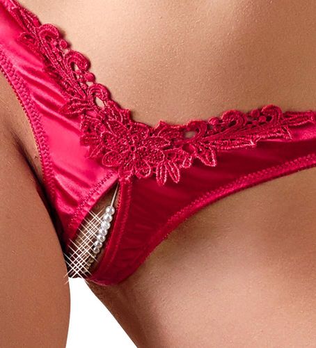 briefs pearls red s na Arena.pl