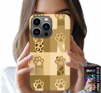 ETUI DO IPHONE 15 PRO - LOVE CAT, WZORY Z KOTAMI, ŁAPKI KOTÓW