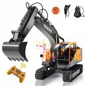 3w1 DUŻA KOPARKA ZDALNIE ZDALNIE STEROWANA RC VOLVO XL + CHWYTAK + MŁOT