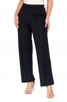 ELEGANCKIE SPODNIE DAMSKIE Z PROSTĄ NOGAWKĄ KLASYCZNE MORAJ CZARNY L