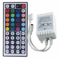 STEROWNIK KONTROLER RGB PILOT DO TAŚM LED IR 12V