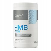 OstroVit HMB 2250 300 kaps MAŚLAN WAPNIA SIŁA MASA