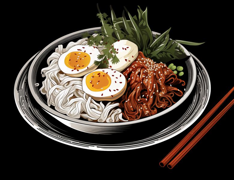 Plakat 65x50cm Ramen w Sztuce zdjęcie 1