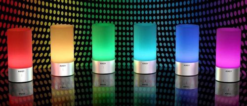 AUKEY LT-T6 Rose Gold LAMPKA NOCNA STOŁOWA RGB LED DOTYKOWA na Arena.pl