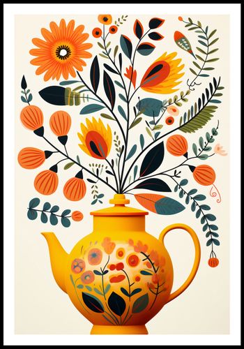 Plakat 67,5x100cm Bujna Herbata na Arena.pl