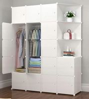 SZAFA MODUŁOWA GARDEROBA WIESZAK SZAFKI XXL BIAŁA SZAFA SOLIDNA POJEMNA