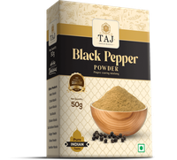 TAJ INDIAN MASALA BLACK PEPPER POWDER 50G