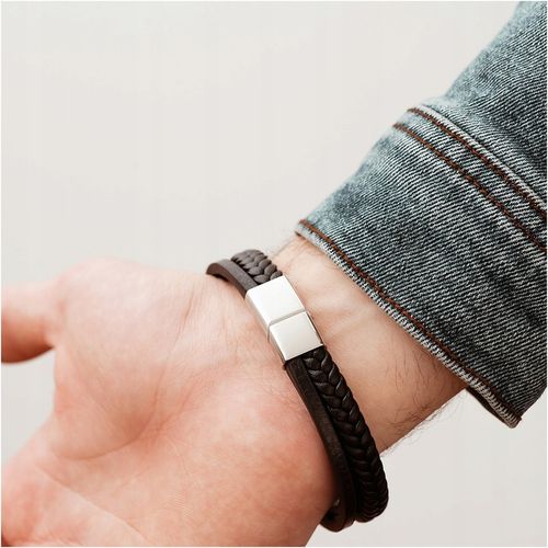 Bransoletka dla Syna z grawerem Prezent na Dzień Dziecka pleciona BLINGART na Arena.pl