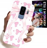 ETUI DO SAMSUNG GALAXY S9 PLUS - RÓŻOWE WSTAZKI WSTĄZKA MODNE WZORY CASE