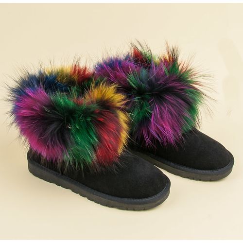 Skórzane mukluki multicolor r.37 na Arena.pl