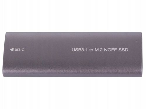 OBUDOWA ADAPTER DYSKU KIESZEŃ M.2 SATA NGFF USB 3.1 USB TYP-C na Arena.pl