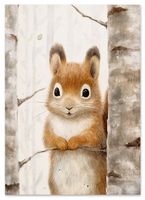 Plakat dla dziecka wiewiórka 70x100 cm