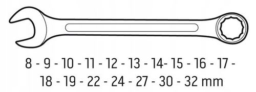 NEO KLUCZY PŁASKO-OCZKOWYCH 8-32MM 17 SZTUK 09-753 na Arena.pl