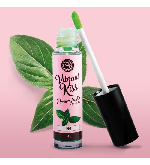 Lip Gloss Vibrant - wibrujący błyszczyk mięta zdjęcie 4