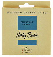 Struny do gitary akustycznej Harley Benton HQS WE 11-52 PB 6 strun