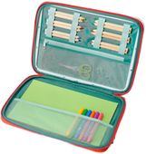 Walizka malarska czerwona IKEA piórnik 35x27cm