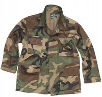 BLUZA DZIECIĘCA WOJSKOWA MIL-TEC BDU KIDS MORO CAMO WOODLAND M
