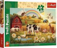 puzzle 24 maxi krowa na farmie 14397