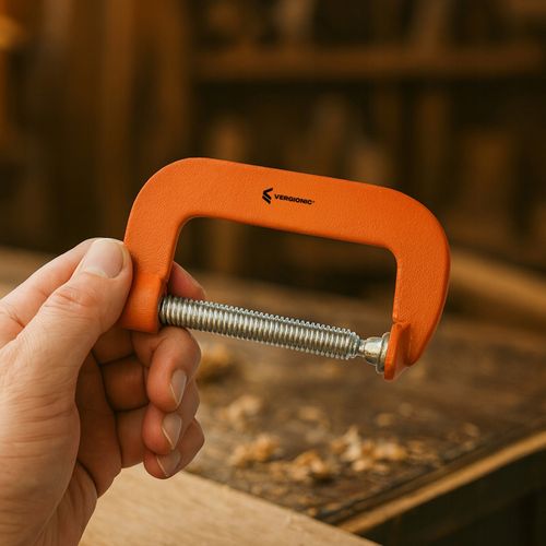 Ścisk stolarski typu C 3″ VERGIONIC żeliwny 85 mm mocny zacisk na Arena.pl