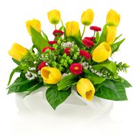 WIĄZANKA na grób SZTUCZNE KWIATY RÓŻE STORCZYK RĘKODZIEŁO