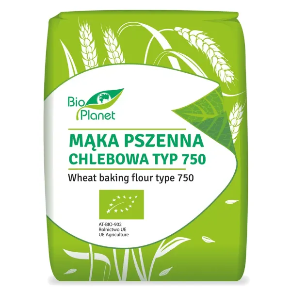 MĄka Pszenna Chlebowa TYP 750 BIO 1 kg - BIO Planet zdjęcie 1