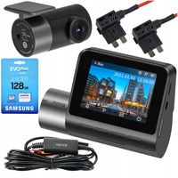 Wideorejestrator 70mai A500S PRZÓD TYŁ+ 128GB+ ACC