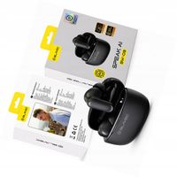 Słuchawki translator czarne TWS BW-08 AI tłumacz do Motorola Moto G04