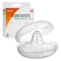 AKUKU Osłonki na piersi silikonowe 2 sztuki