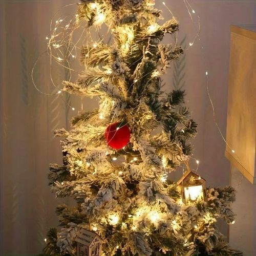 4 x LAMPKI LED DRUCIKI 5M 50LED NA BATERIE MIKRO ŚWIATEŁKA BIAŁE CIEPŁE na Arena.pl