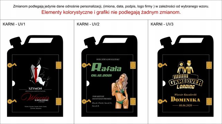 BAREK KANISTER 18 20 30 40 50 60 URODZINY NADRUK zdjęcie 2