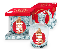 szklany kubełek na lód - Kobieta Blondynka TOO HOT