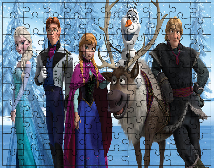 Puzzle Kraina Lodu zdjęcie 1