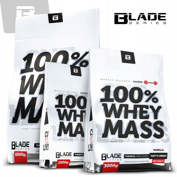 HI TEC BLADE 100% Whey Mass 6000g MASA GAINER zdjęcie 5