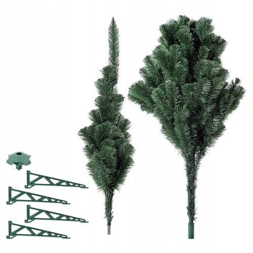 CHOINKA SZTUCZNA JAK ŻYWA 180 cm SOSNA ŚWIERK JODŁA GĘSTA PREMIUM + STOJAK na Arena.pl