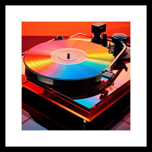 Plakat 20x20cm Wibracje Retro Winyli na Arena.pl