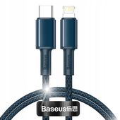 Kabel Baseus USB typ C - Apple Lightning 1 m niebieski