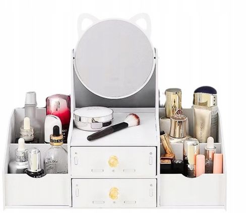 Toaletka dla dziewczynek z lustem organizer KOCIE USZY prezent na Arena.pl