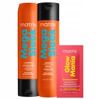 Matrix Mega Sleek szampon do włosów zniszczonych, odżywka ZESTAW +