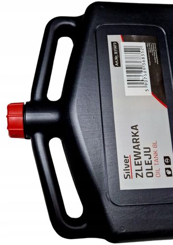 Zlewarka miska 8L do oleju pojemnik kanister warsztatowy Silver na Arena.pl