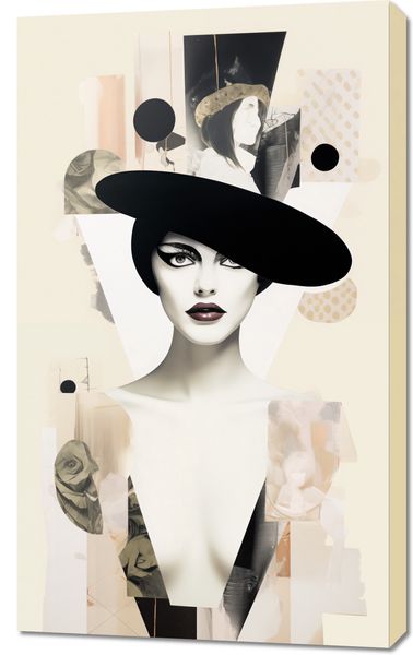 Obraz 60x100cm Portret en Décalage zdjęcie 1
