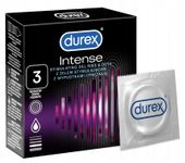 DUREX Intense Prezerwatywy z Żelem Stymulującym + Wypustki 3szt