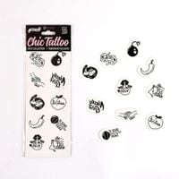 set of 10 temporary tattoos   spicy collection