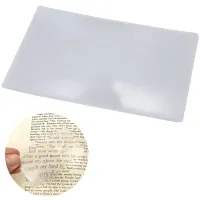 Lupa do czytania z soczewką Fresnela 13,5x9,5 cm dla wygody czytania