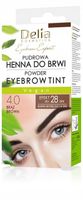DELIA Rewelacyjna pudrowa henna do brwi, efekt do 28 dni 4g, 4.0 BRĄZOWA
