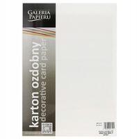KARTON OZDOBNY A4 KARTKA BIAŁY 20 ARKUSZY 240 g/m² 201621