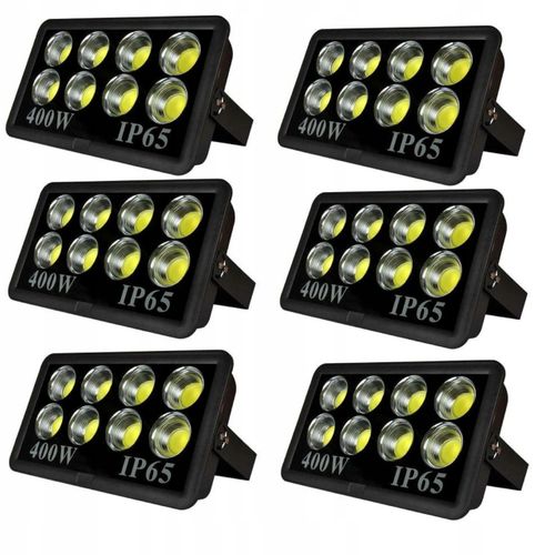 6x NAŚWIETLACZ HALOGEN 400W COB na Arena.pl