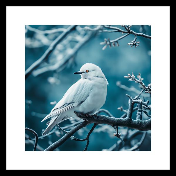 Plakat 20x20cm Perłowy Ptak zdjęcie 3